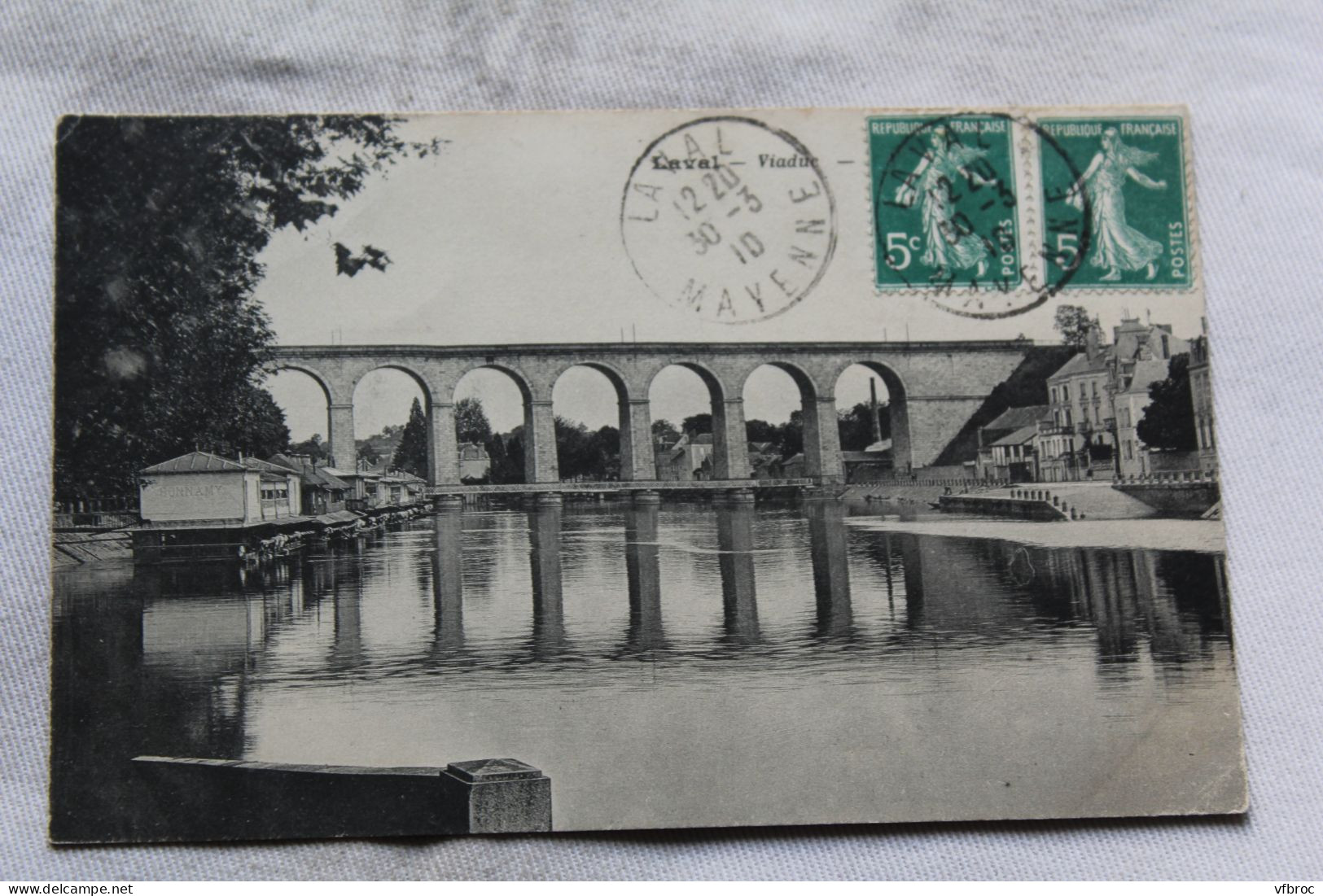 Cpa 1910, Laval, viaduc, Maynne 53