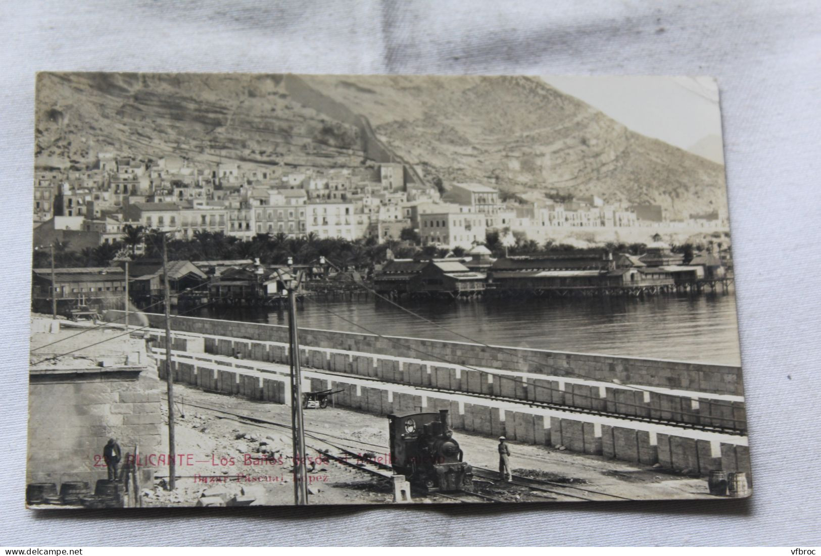 Cpa 1911, Alicante, los banos desde el Muelle, Espagne