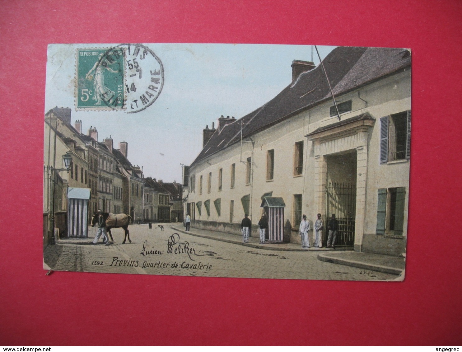 CPA    1914    Seine et Marne  Provins  - Quartier  de la Cavalerie