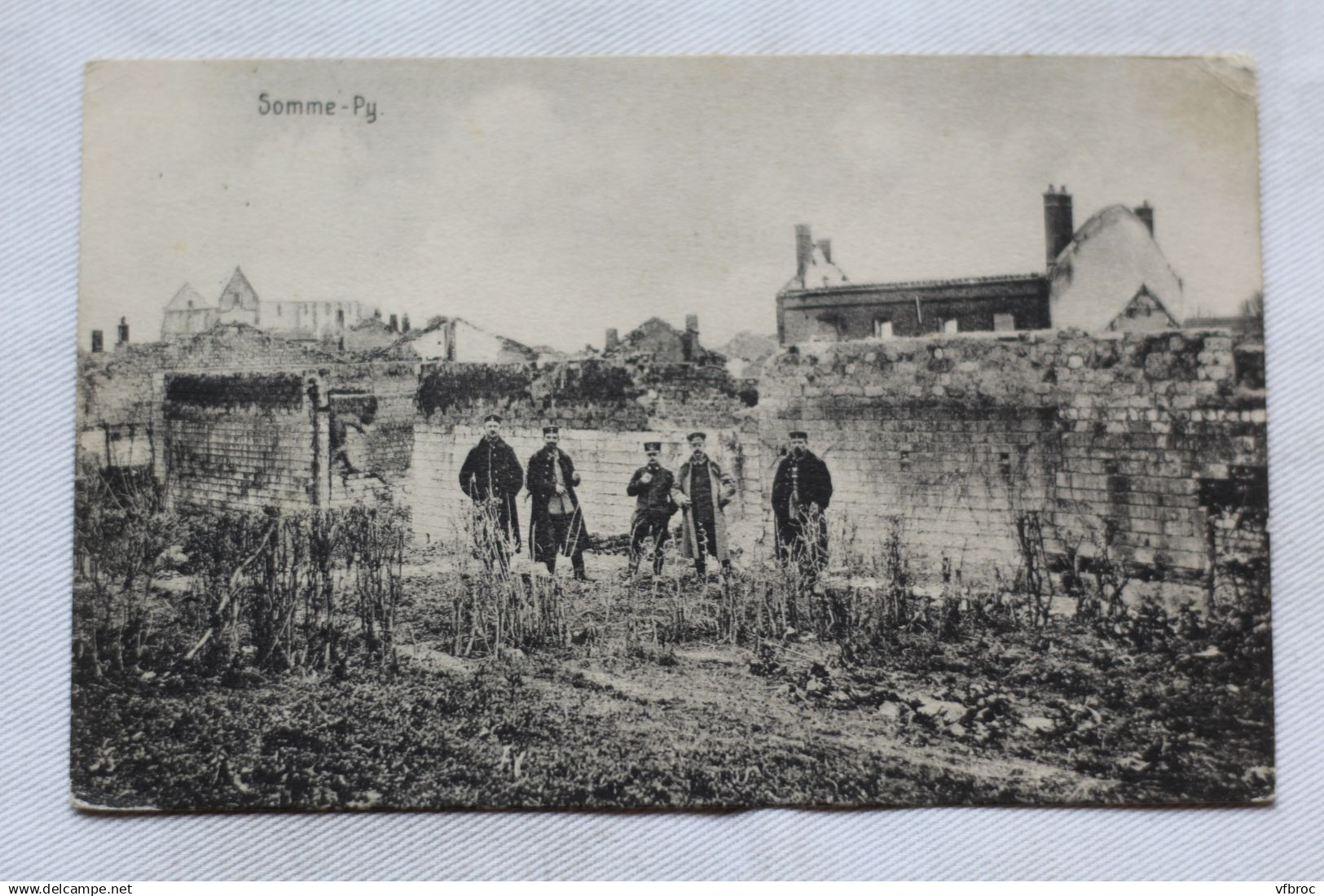 Cpa 1915, Py, Somme 80