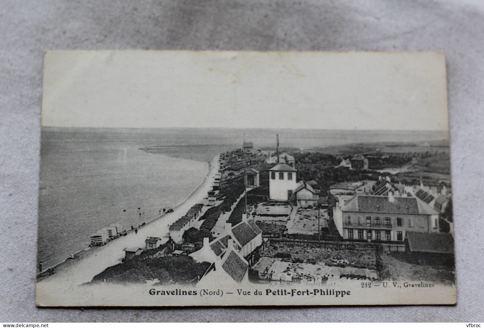 Cpa 1916, Gravelines, vue du petit fort Philippe, Nord 59