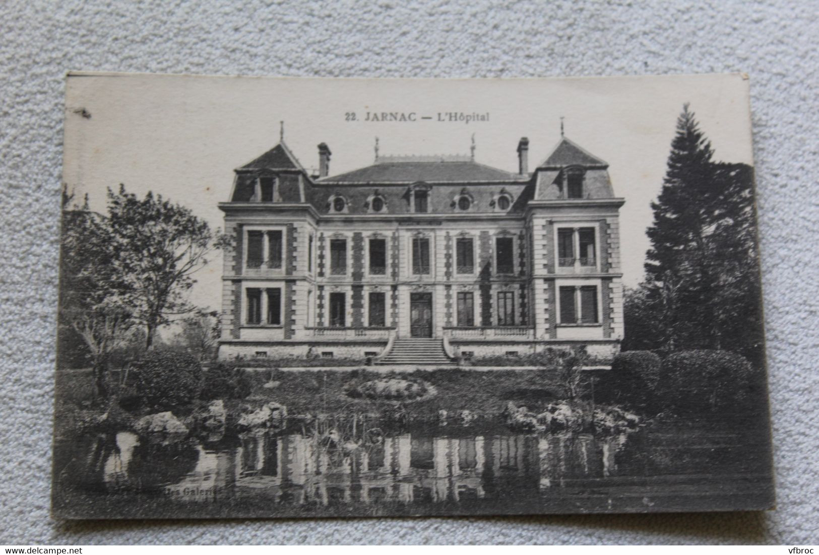 Cpa 1917, Jarnac, l'hôpital, Charente 16