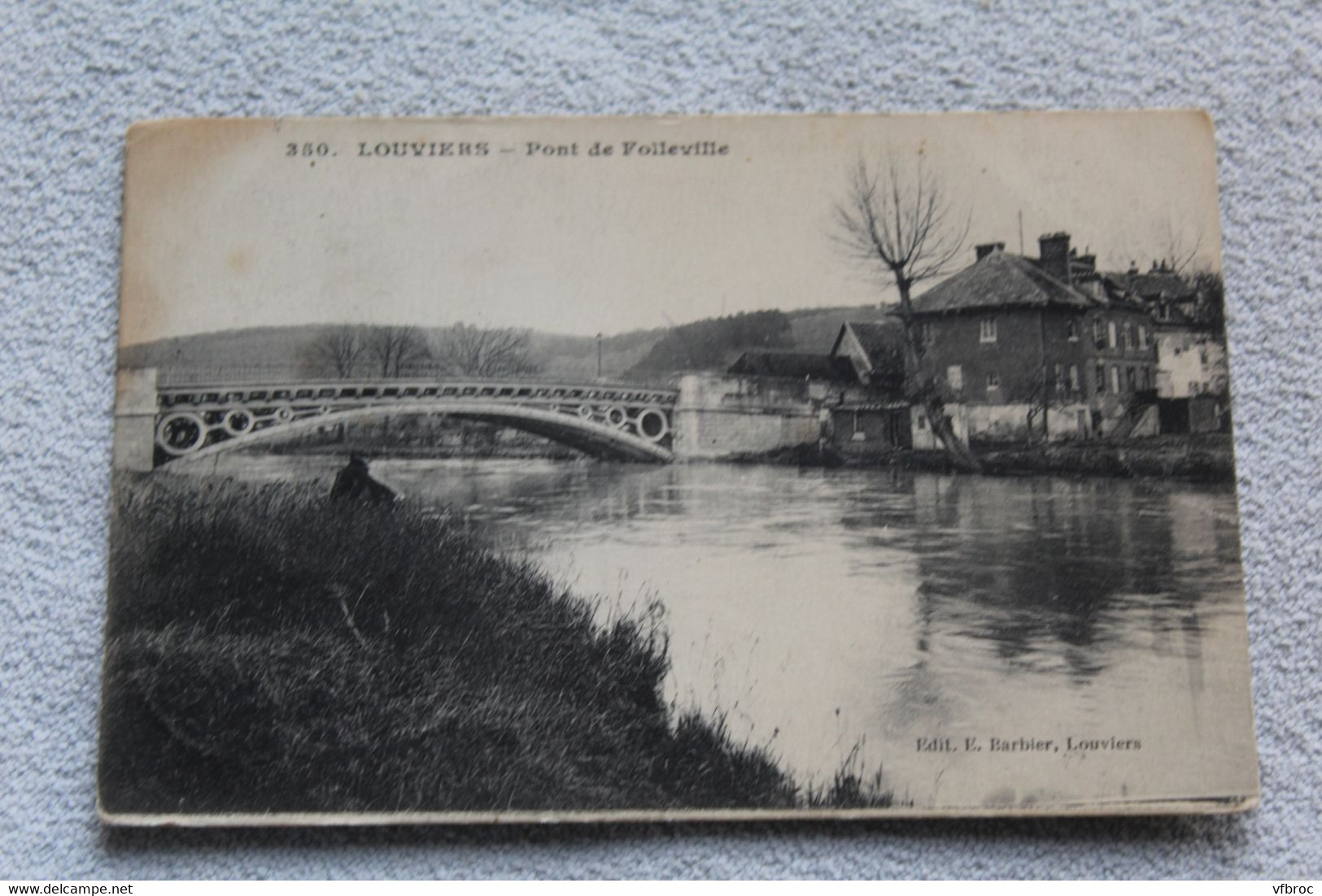 Cpa 1917, Louviers, pont de Folleville, Eure 27