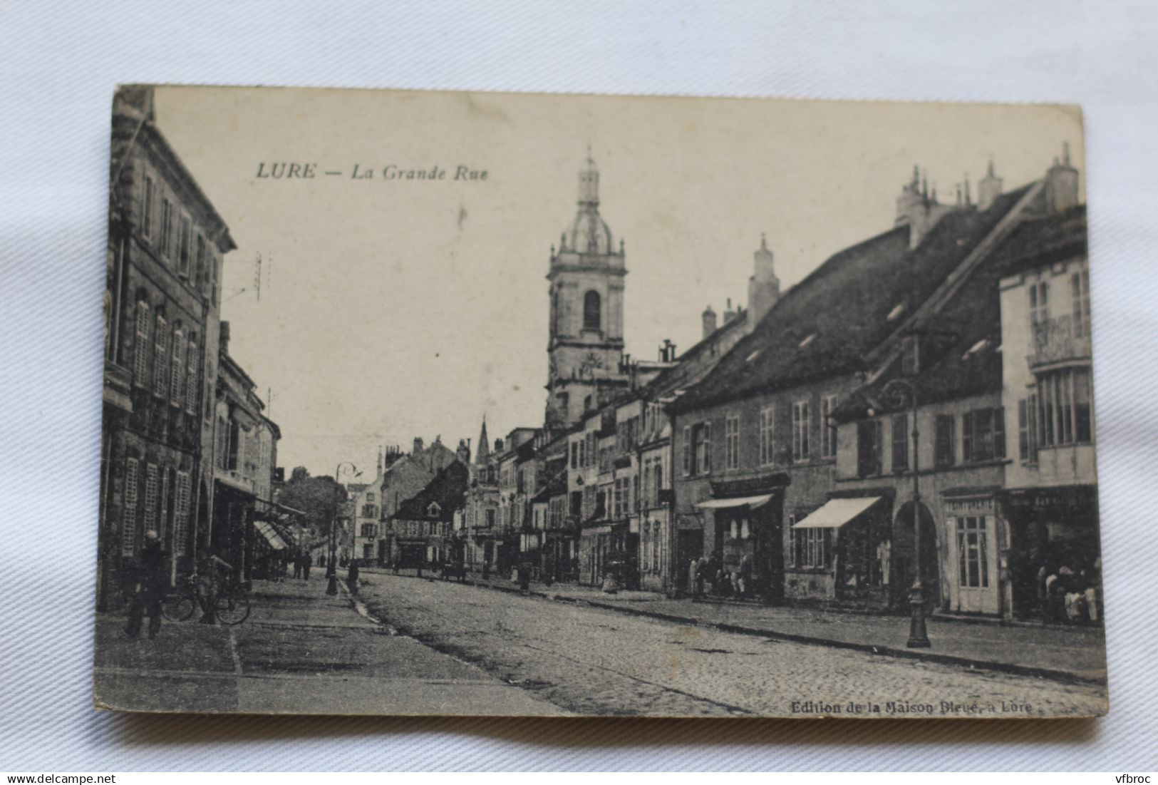 Cpa 1917, Lure, la grande rue, Haute Saône 70