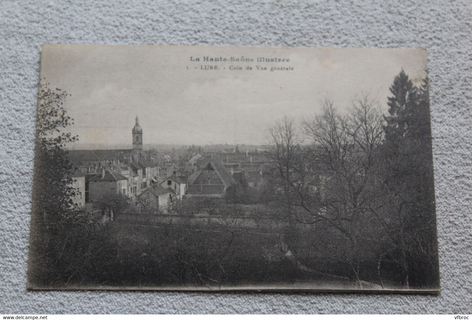 Cpa 1919, Lure, coin de vue générale, haute Saône 70