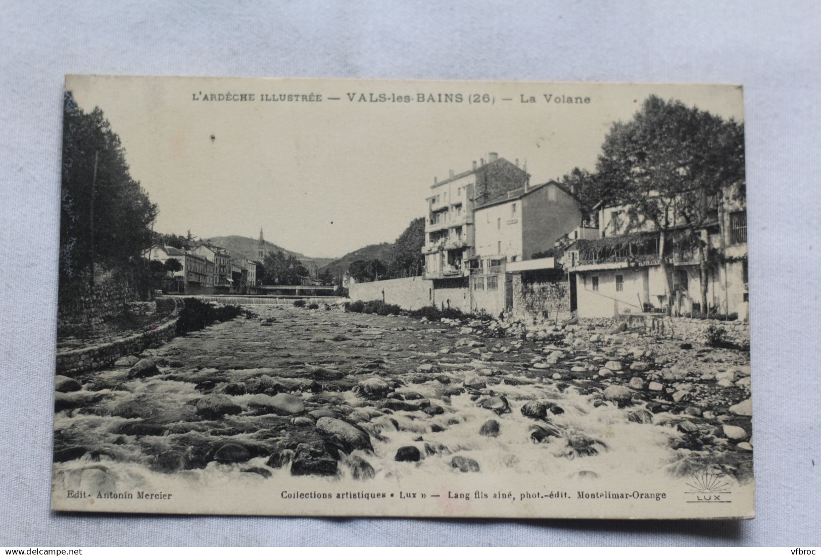 Cpa 1919, Vals les Bains, la Volane, Ardèche 07