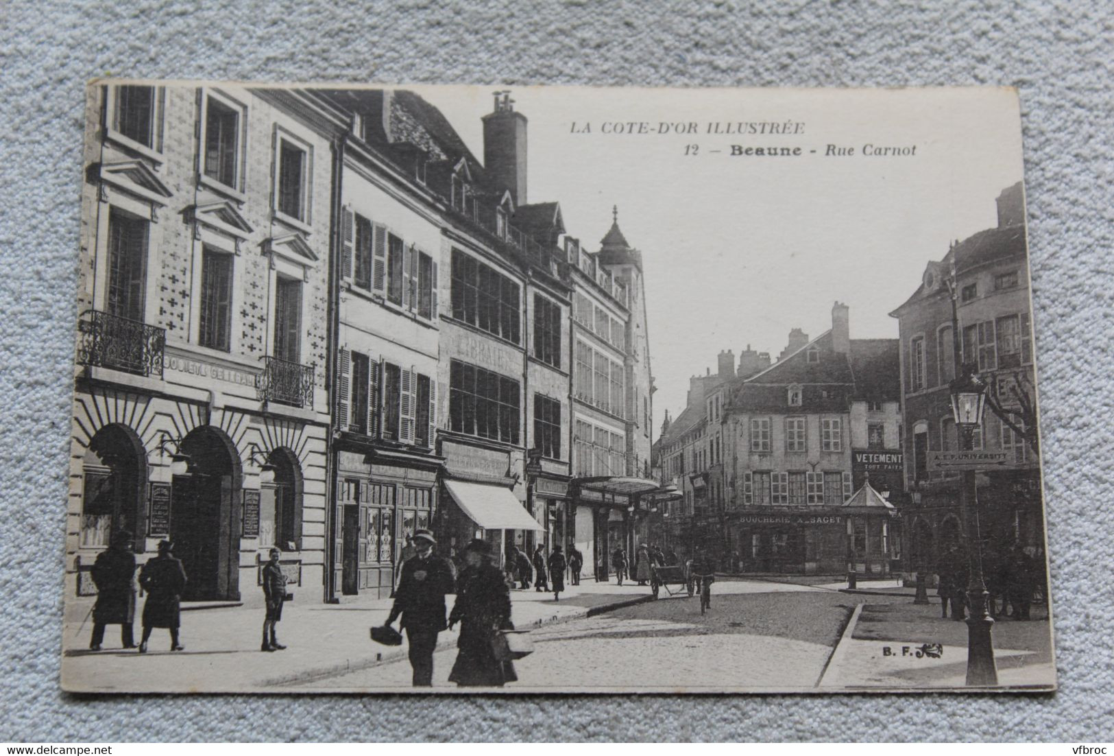 Cpa 1923, Beaune, rue Carnot, Cote d'Or 21