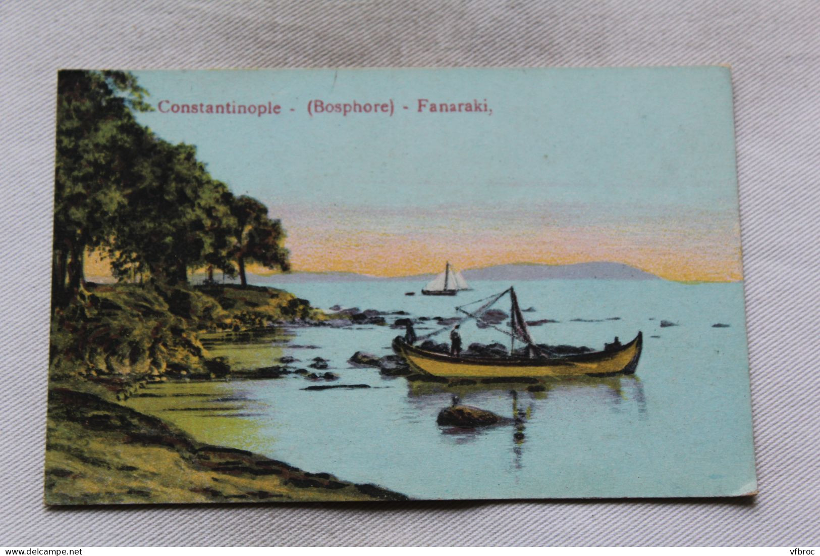 Cpa 1923, Constantinople, Bosphore, Fanaraki, Turquie