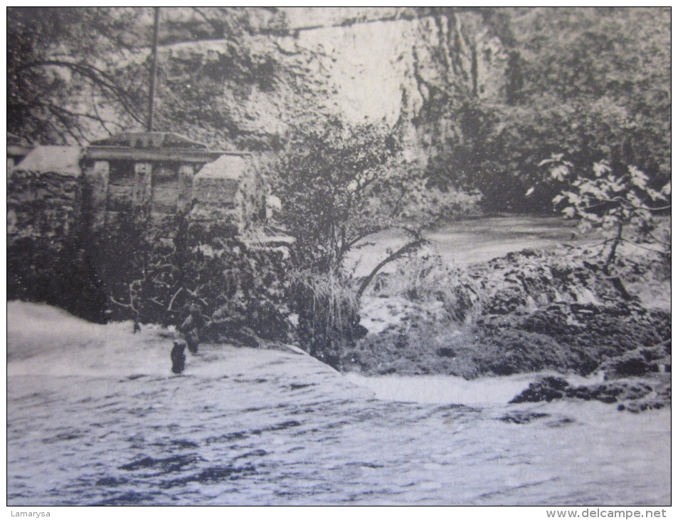 CPA 1923=>FONTAINE DE VAUCLUSE LES ECLUSES DISTRIBUTION DES EAUX=>Carte Postale>Europe>France>[84]Vaucluse