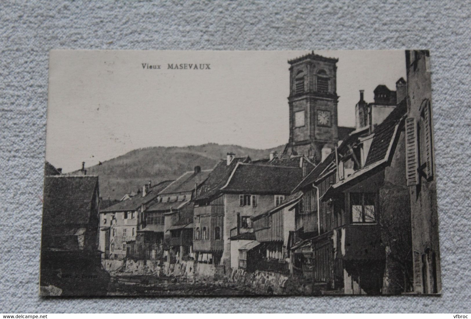 Cpa 1923, vieux Massevaux (Masevaux), haut Rhin 68