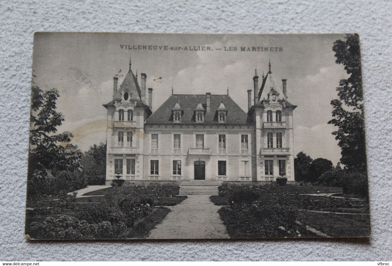 Cpa 1925, Villeneuve sur Allier, les Martinets, Allier 03