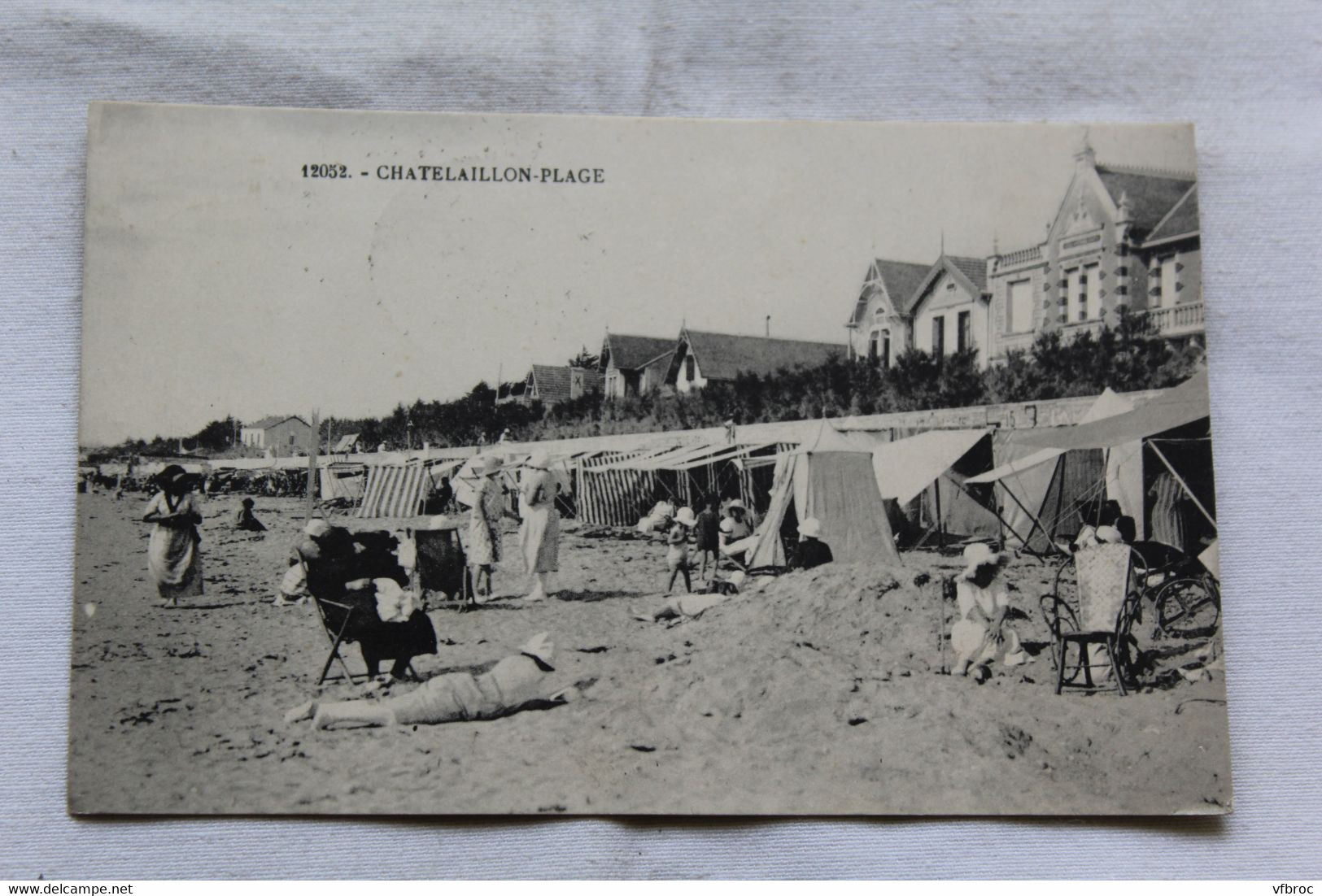 Cpa 1928, Chatelaillon plage, Charente maritime 17