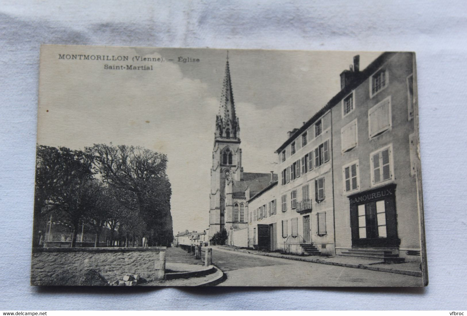 Cpa 1931, Montmorillon, église saint Martial, Vienne 86