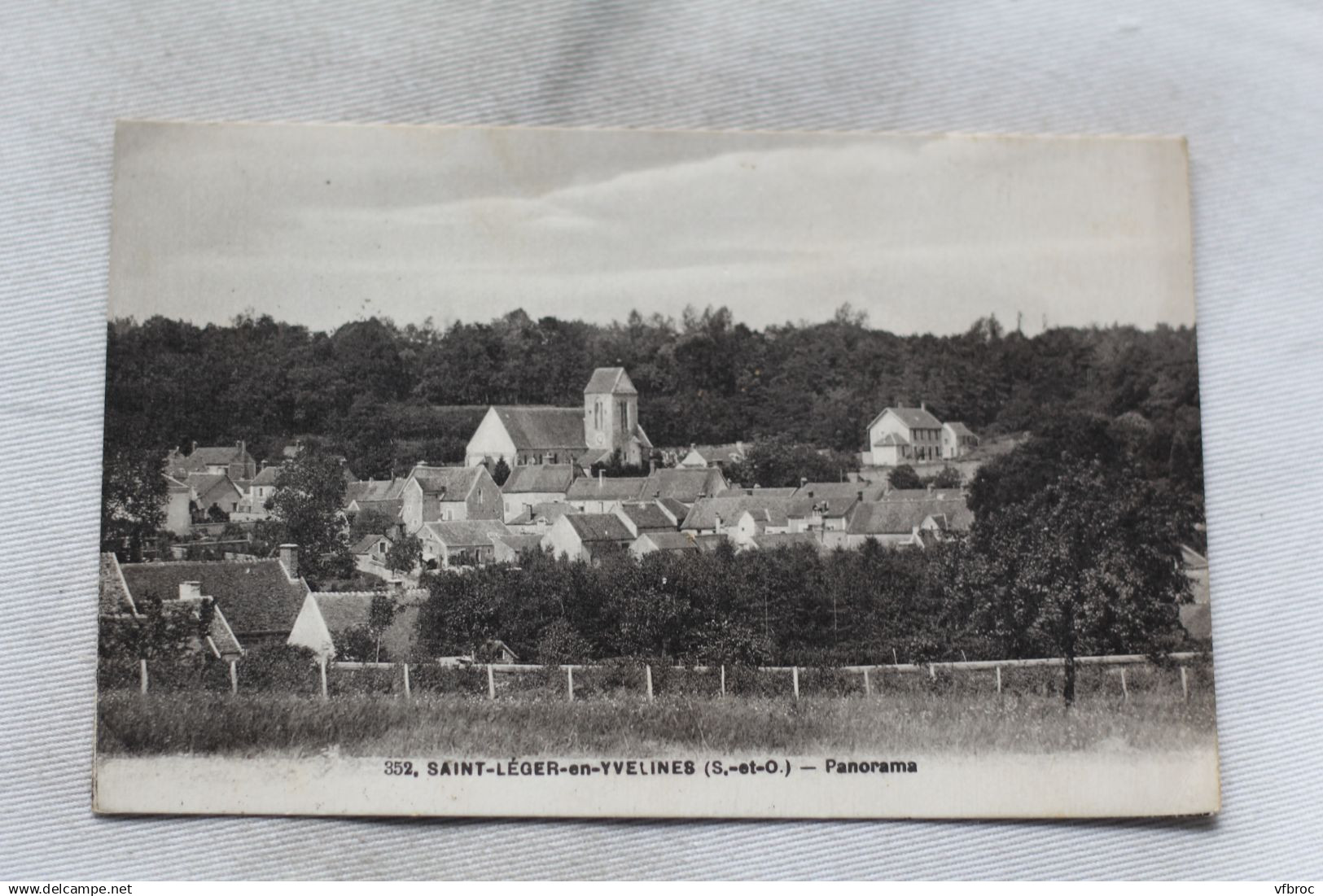 Cpa 1931, Saint Léger en Yvelines, panorama, Yvelines 78