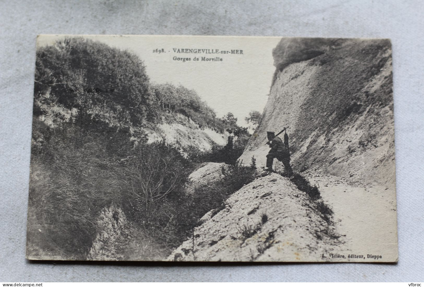 Cpa 1931, Varengeville sur mer, gorges de Morville, Seine Maritime 76