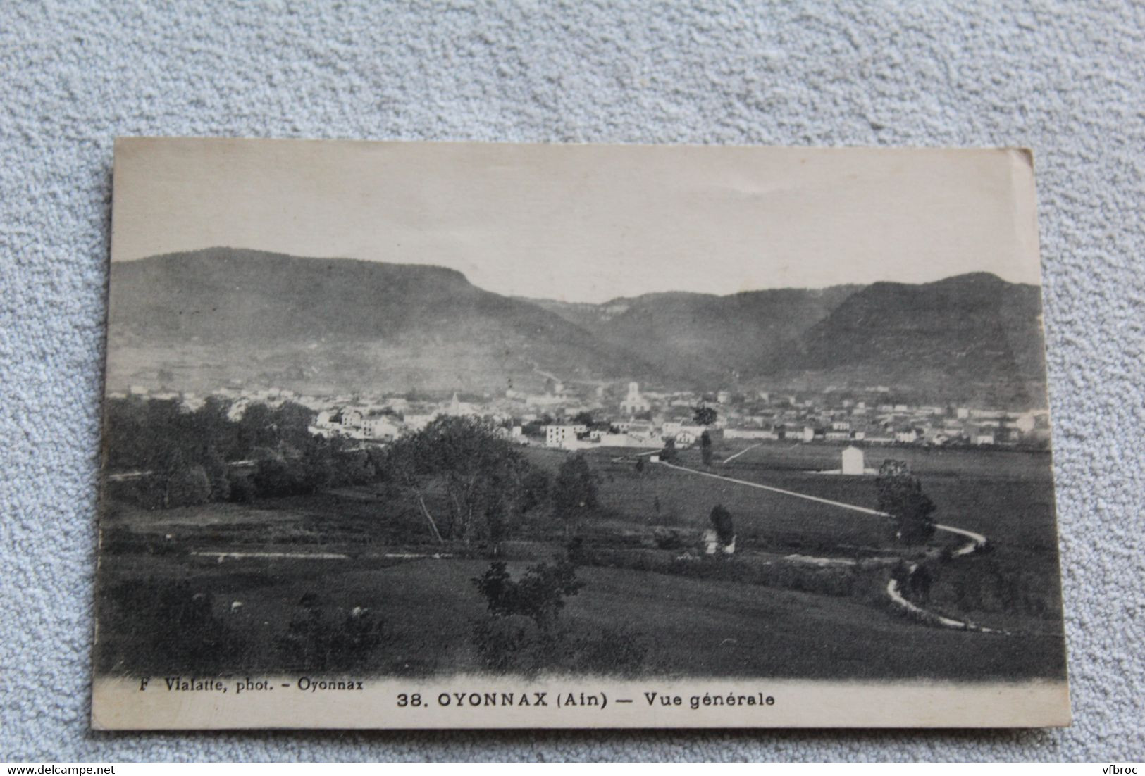 Cpa 1933, Oyonnax, vue générale, Ain 01