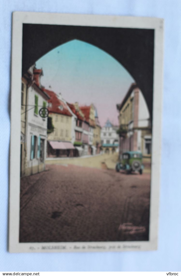 Cpa 1947, Molsheim, rue de Strasbourg, près Strasbourg, Bas Rhin 67