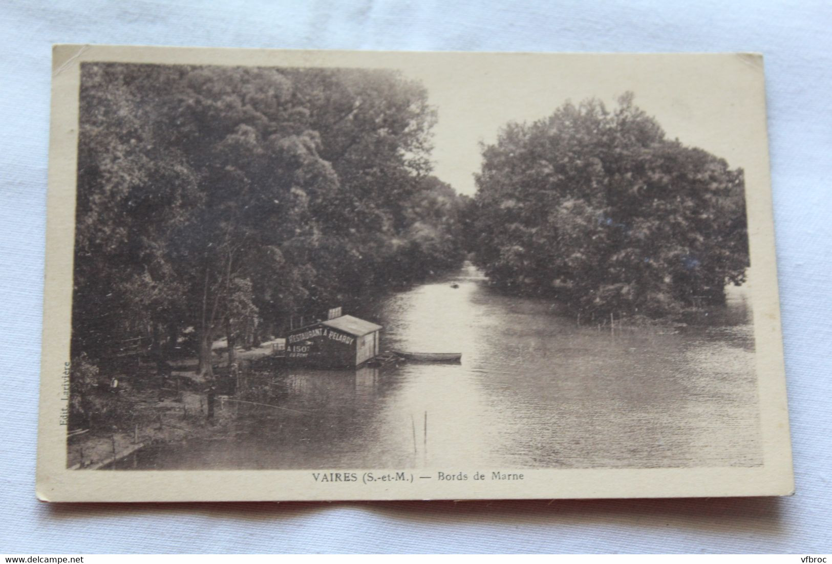 Cpa 1959, Vaires, bords de la Marne, Seine et Marne 77