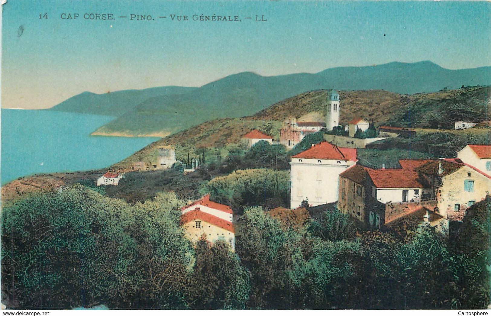 CPA 20 2B Haute Corse Cap Corse PINO Vue Générale