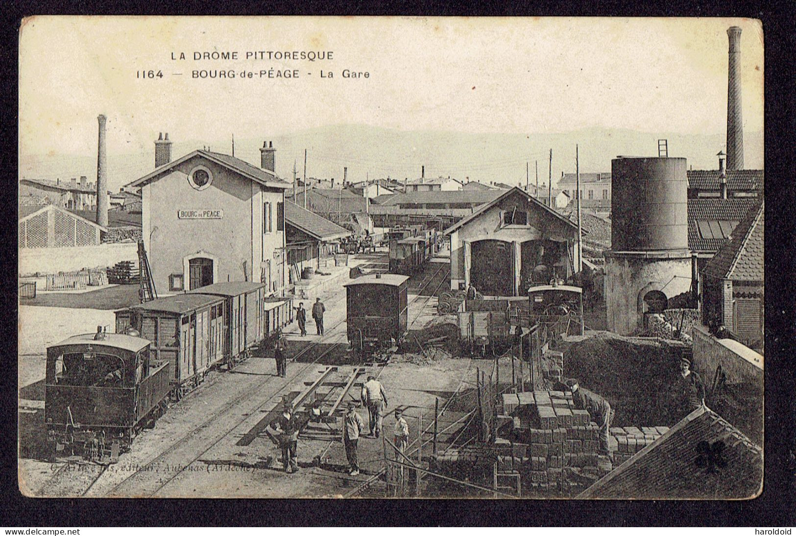 CPA 26 - BOURG DE PEAGE - LA GARE