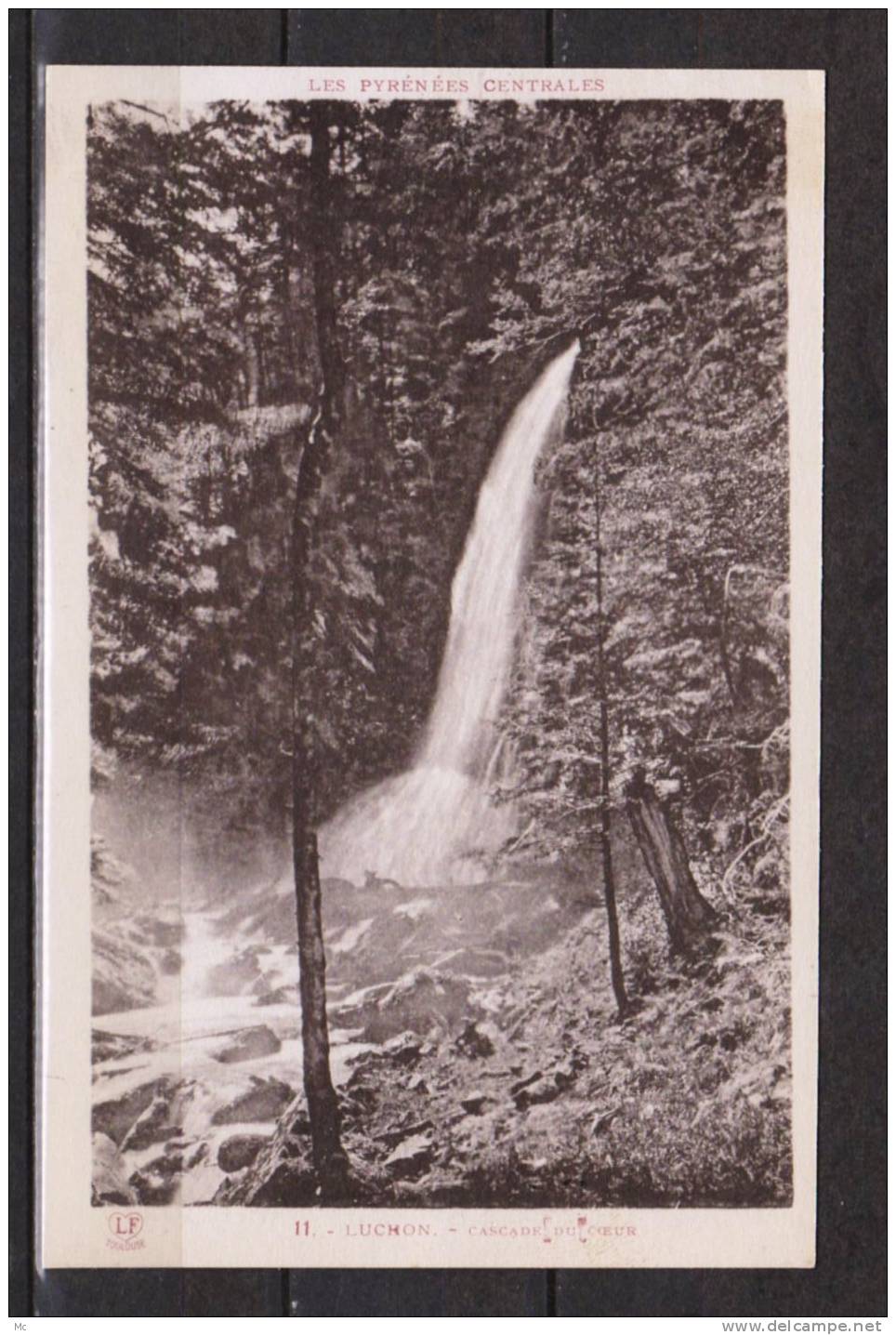 CPA  31 - Luchon - Cascade du Coeur