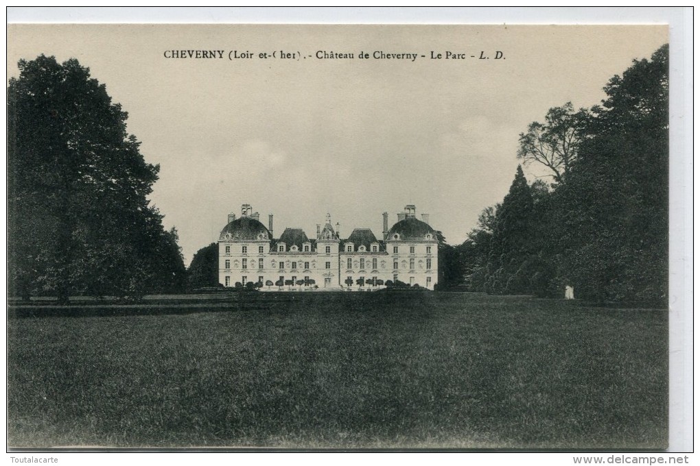 CPA 41  CHEVERNY CHATEAU DE CHEVERNY LE PARC