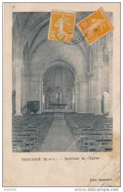 CPA 49 THOUARCE Intérieur de l'Eglise