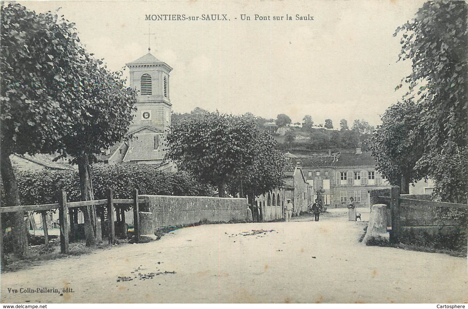 CPA 55 Meuse Montiers sur Saulx Un Pont sur la Saulx