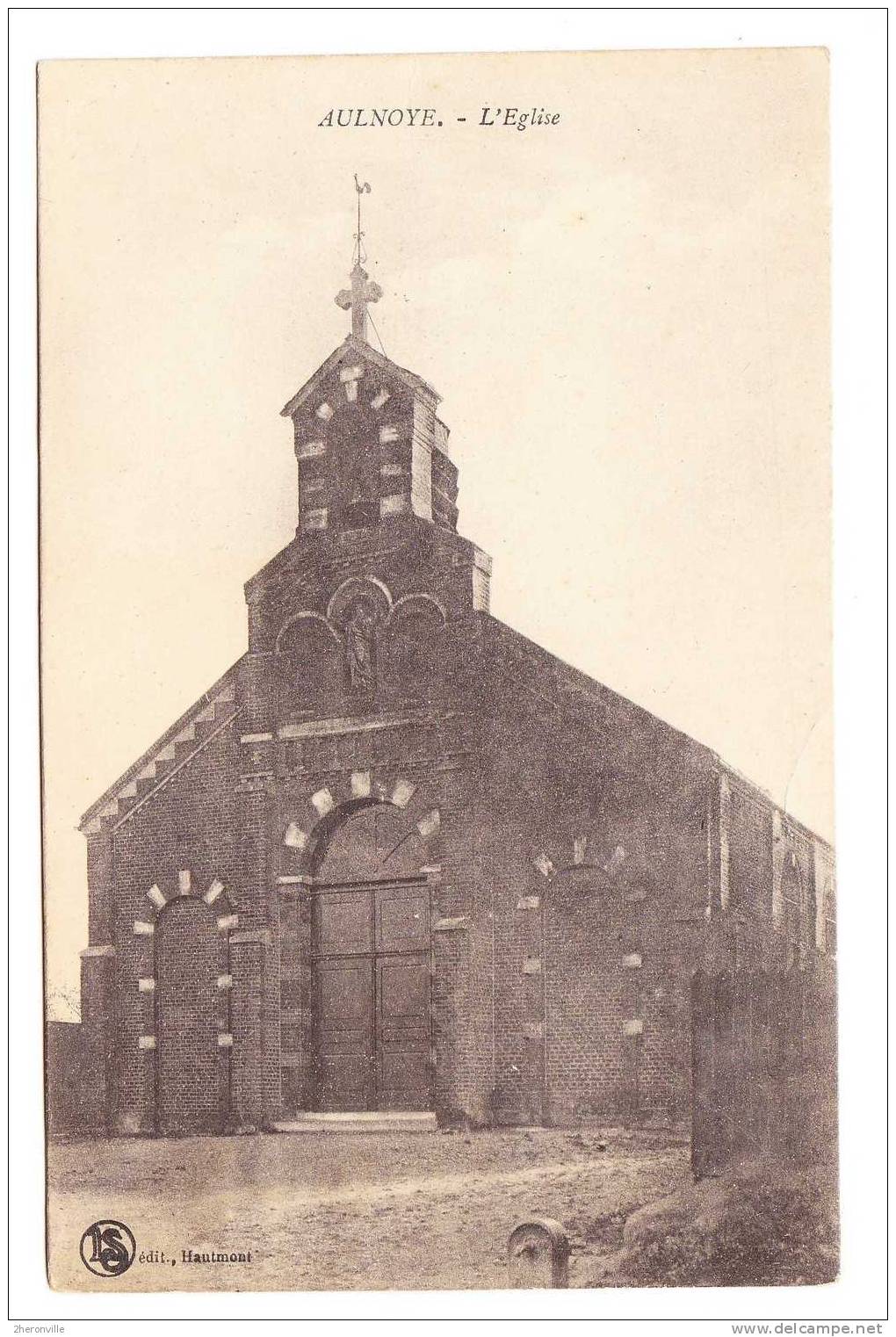 CPA - 59 - AULNOYE - L´ église