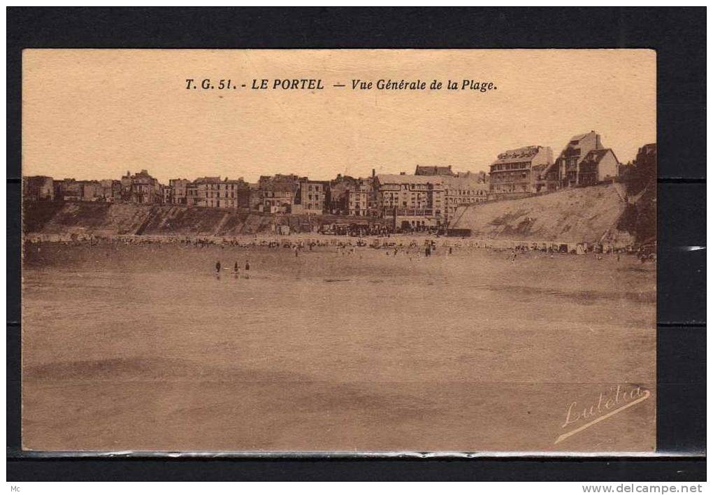 CPA 62 - Le Portel - Vue Générale de la Plage