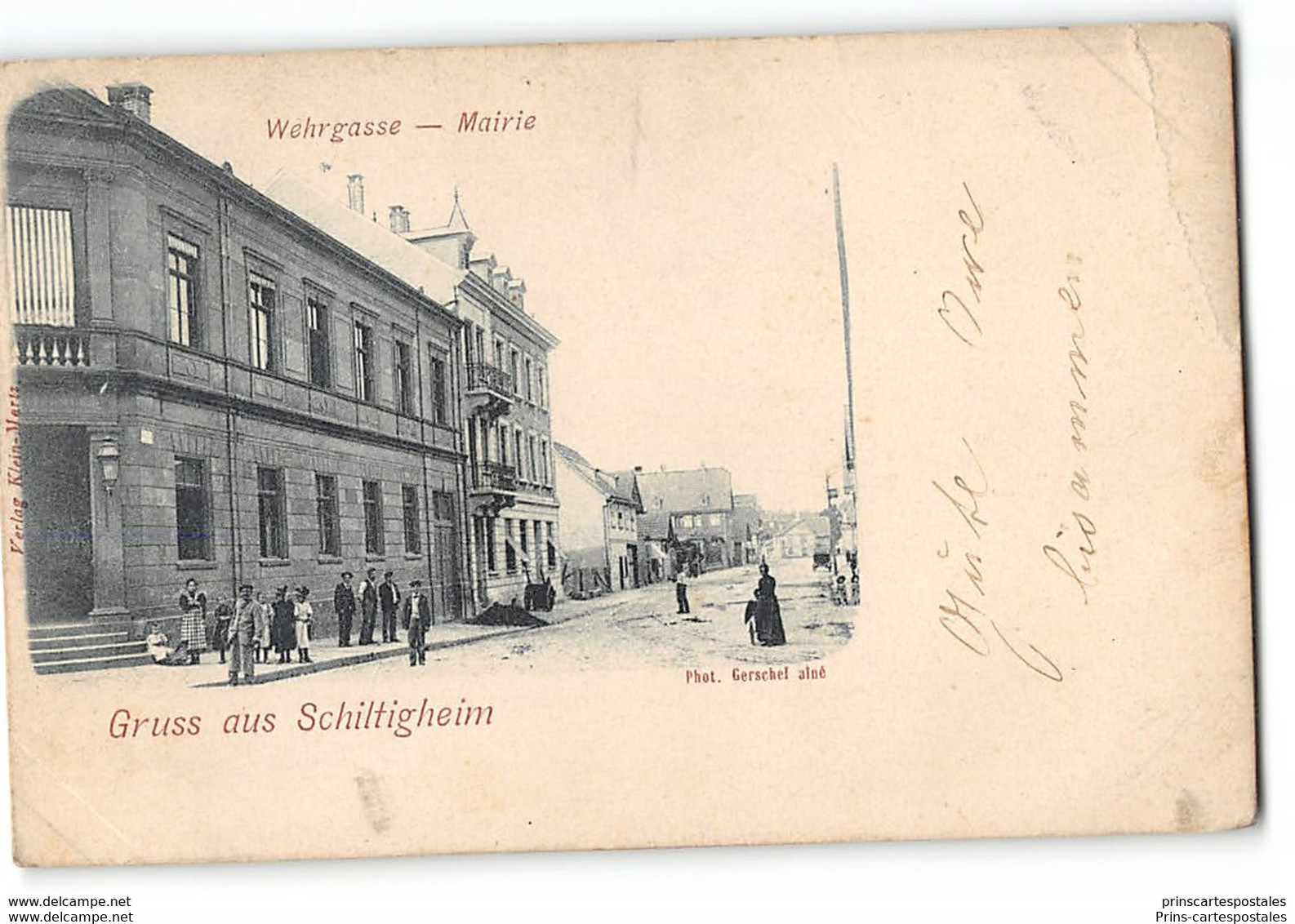 CPA 67 Gruss aus Schiltigheim la mairie