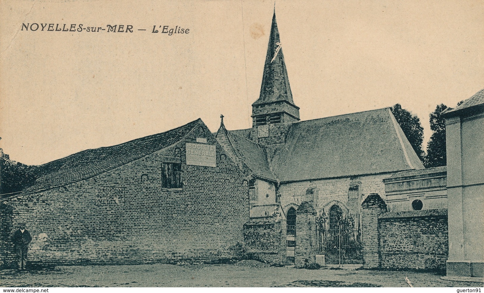 ( CPA 80 ) NOYELLES-SUR-MER  /  L'Église -