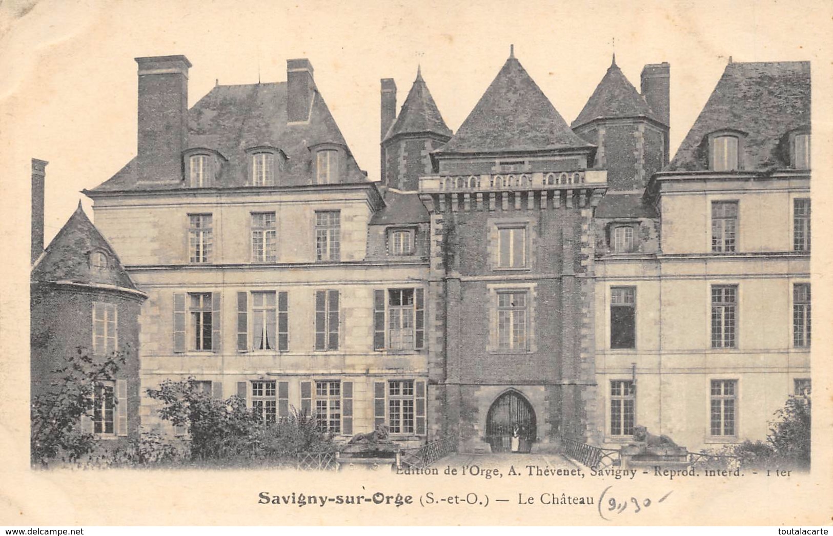 CPA 91 SAVIGNY SUR ORGE LE CHATEAU