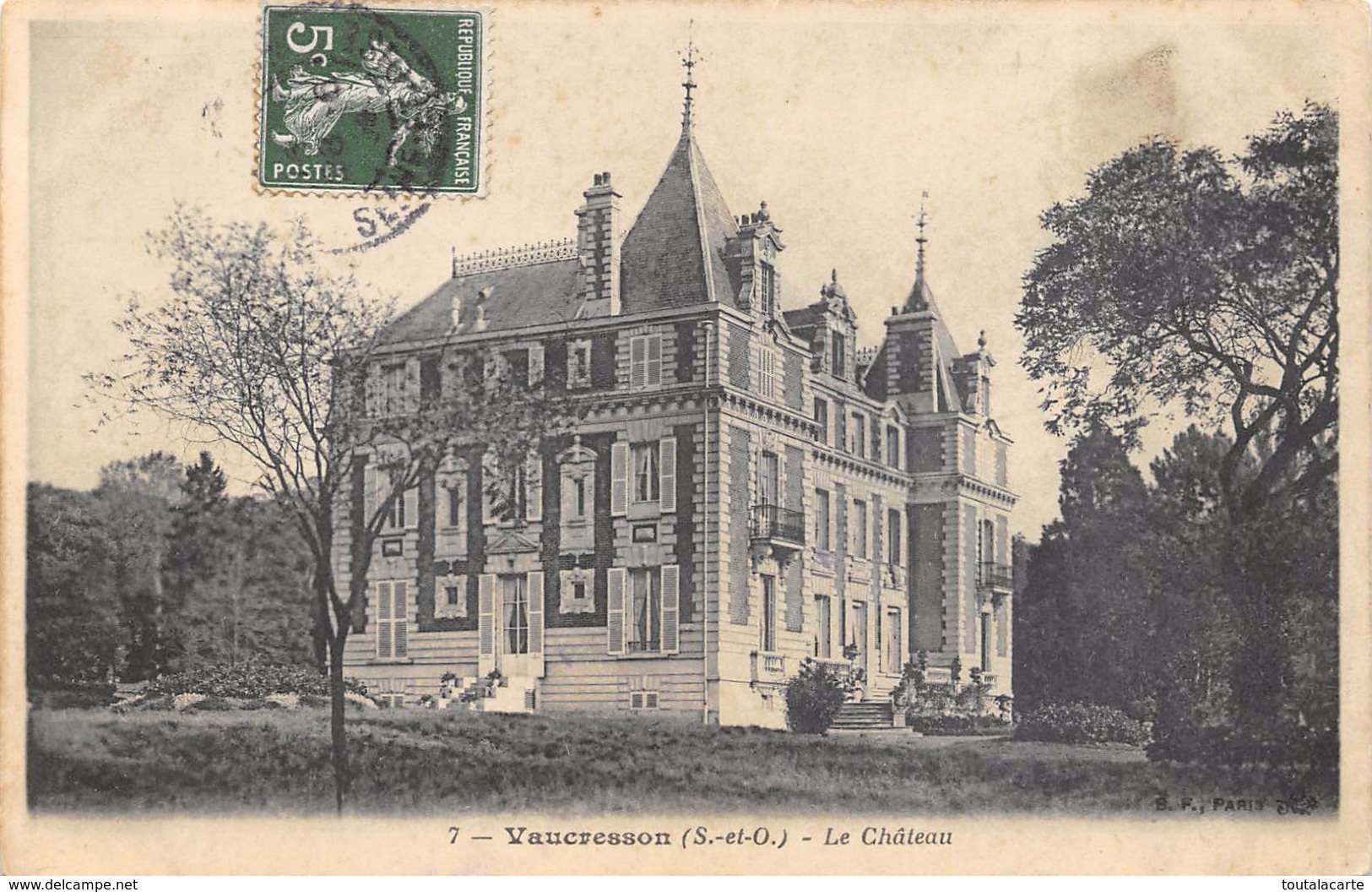 CPA 92 VAUCRESSON LE CHATEAU