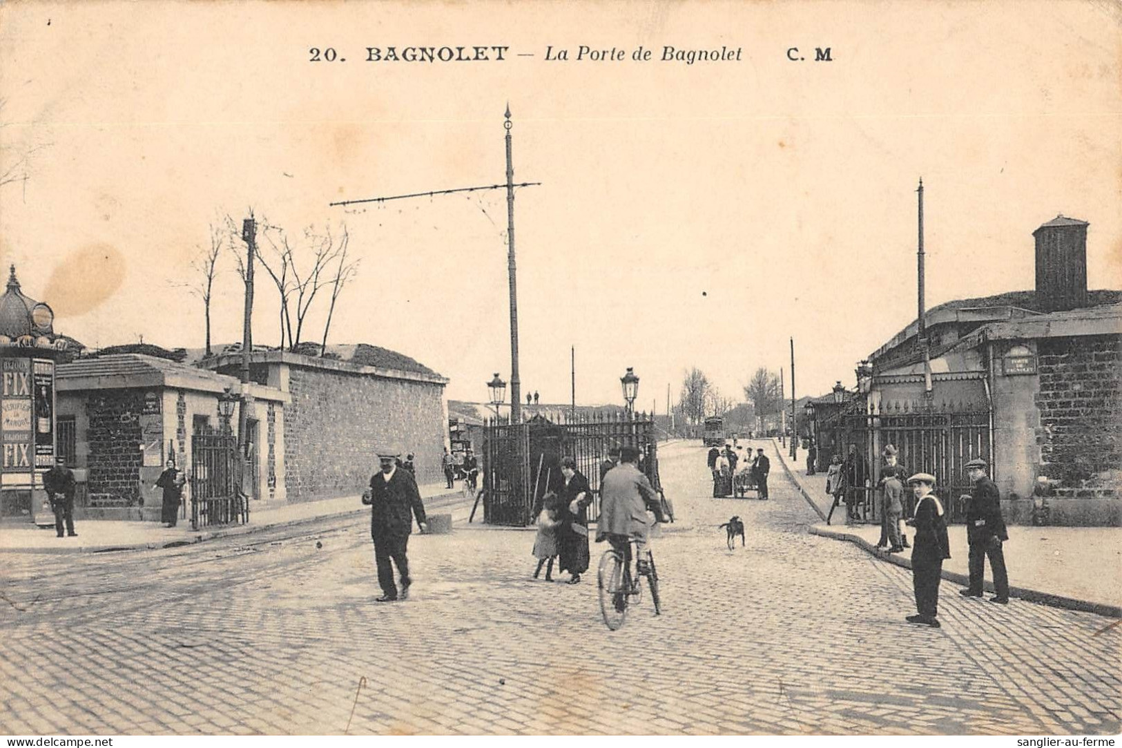 CPA 93 BAGNOLET / LA PORTE DE BAGNOLET