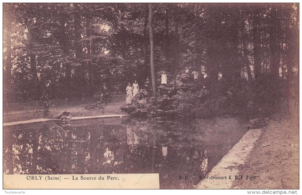 CPA 94 ORLY LA SOURCE DU PARC 1915