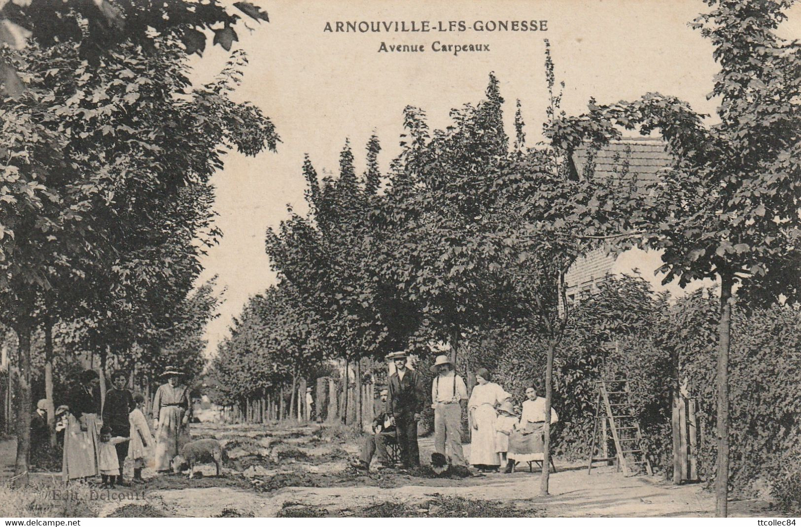 CPA-95-ARNOUVILLE LES GONESSES-Avenue Carpeaux-Animée