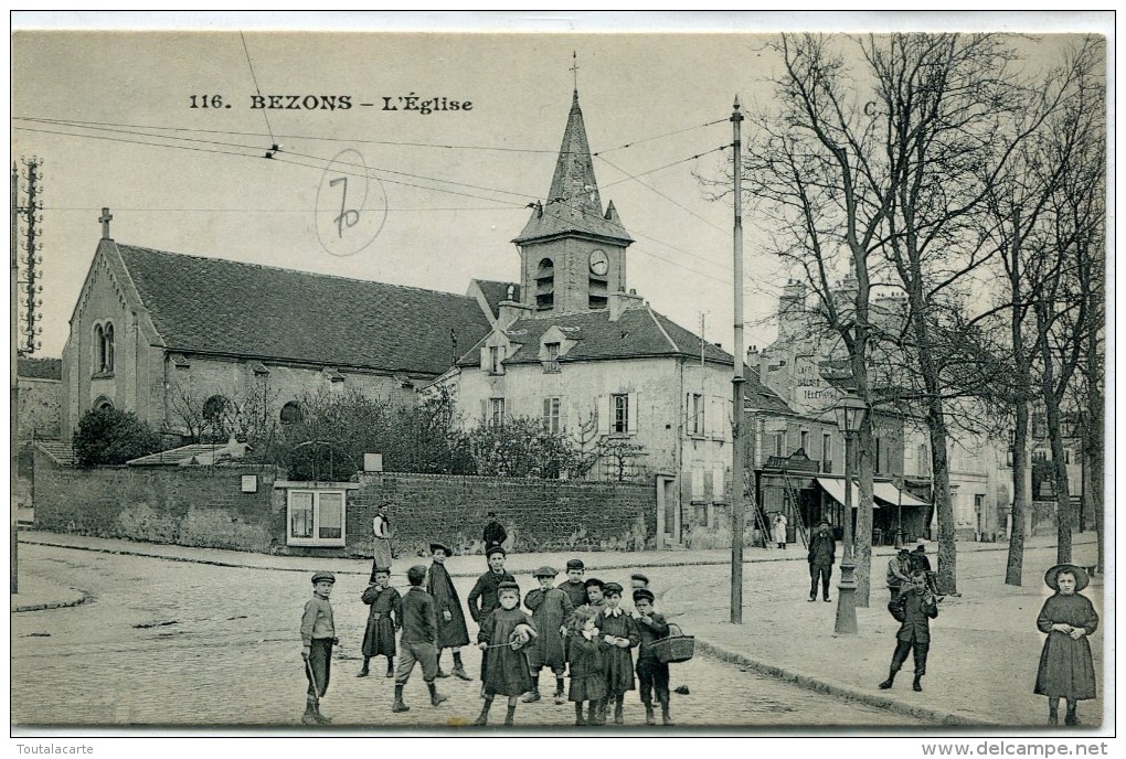 CPA 95  BEZONS L EGLISE