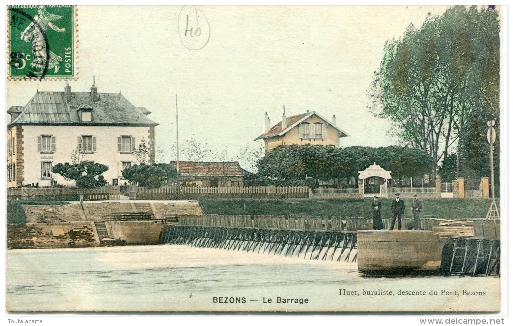 CPA 95  BEZONS LE BARRAGE