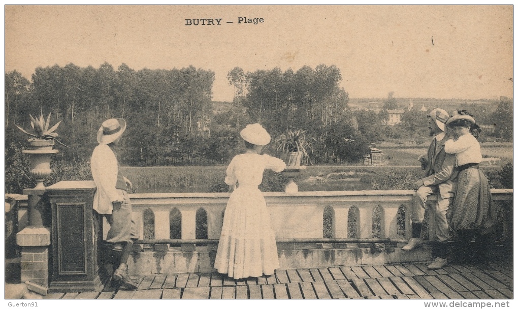 ( CPA 95 )  BUTRY  / Plage -