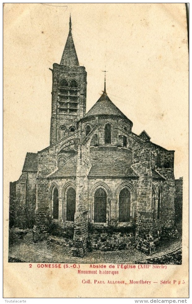 CPA 95  GONESSE ABSIDE DE L EGLISE