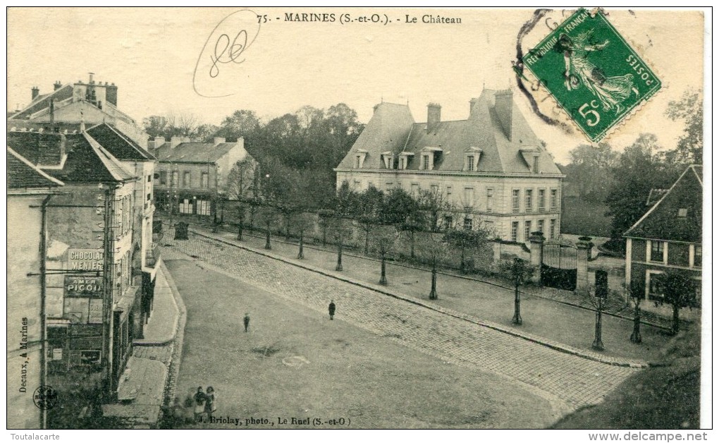 CPA 95 MARINES LE CHATEAU 1910