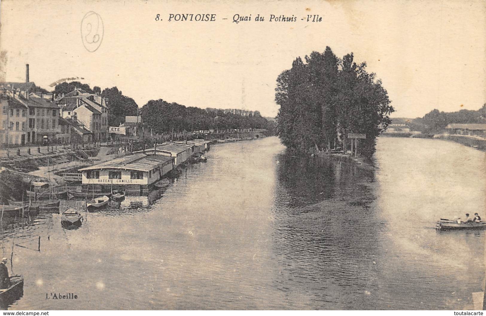 CPA 95 PONTOISE ILE DE PONTOISE 1904