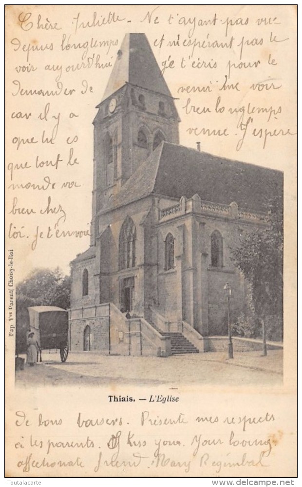 CPA 95 THIAIS L EGLISE  1903