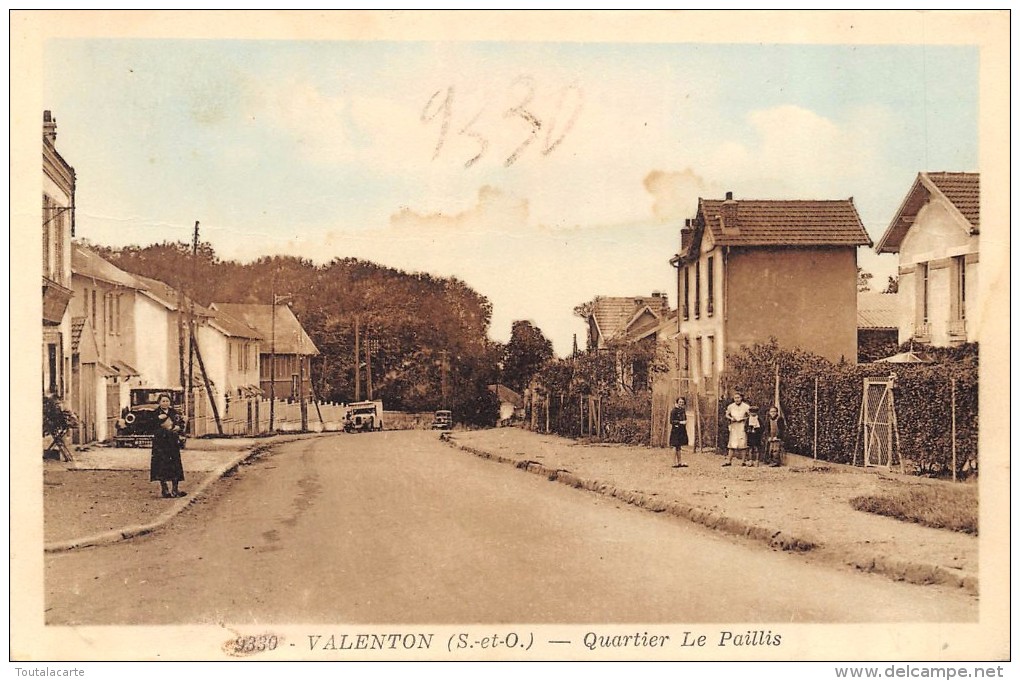 CPA 95 VALENTON QUARTIER LE PAILLIS