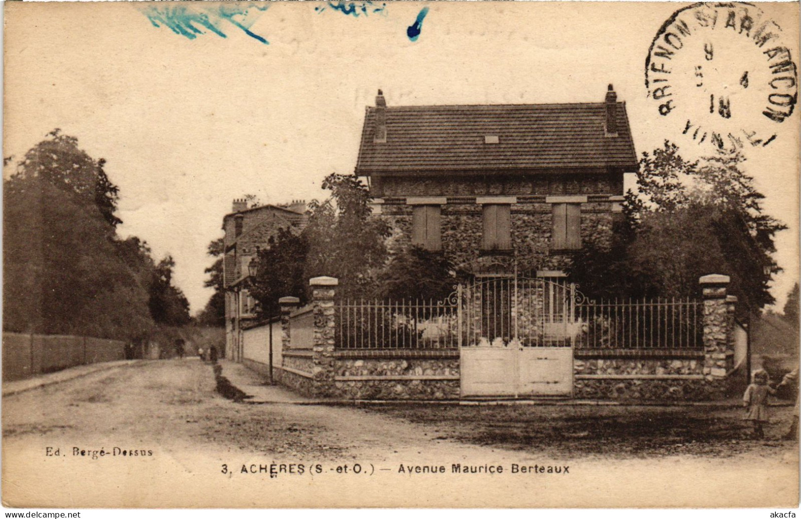 CPA ACHERES Avenue Maurice Berteaux (1412499)