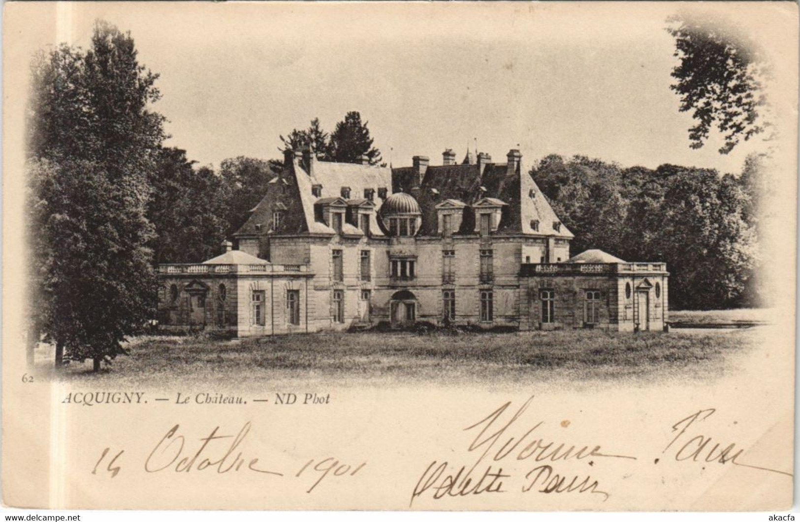 CPA ACQUIGNY Le Chateau (1160766)