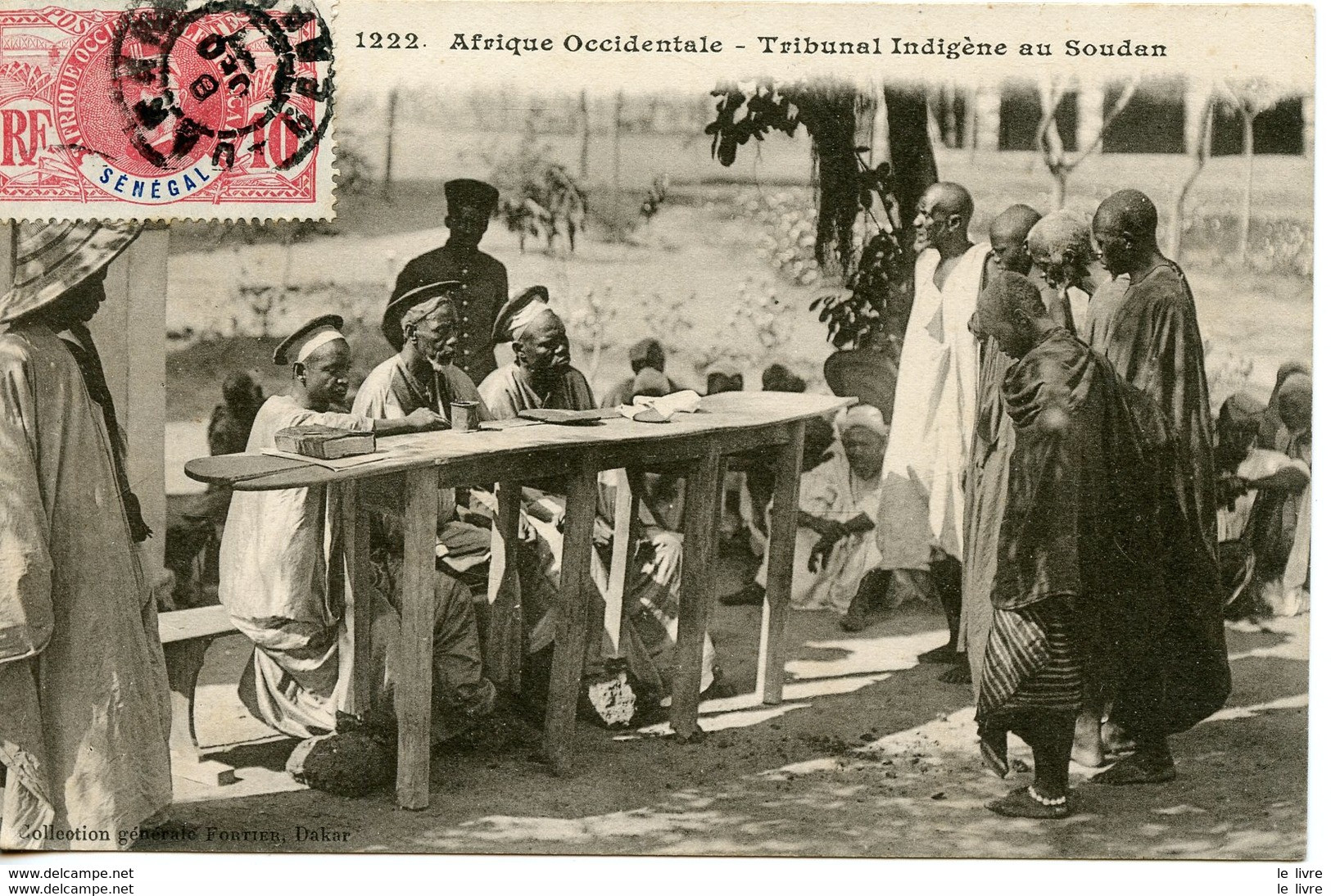 CPA AFRIQUE OCCIDENTALE. TRIBUNAL INDIGENE AU SOUDAN 1910 - Soudan - 1910