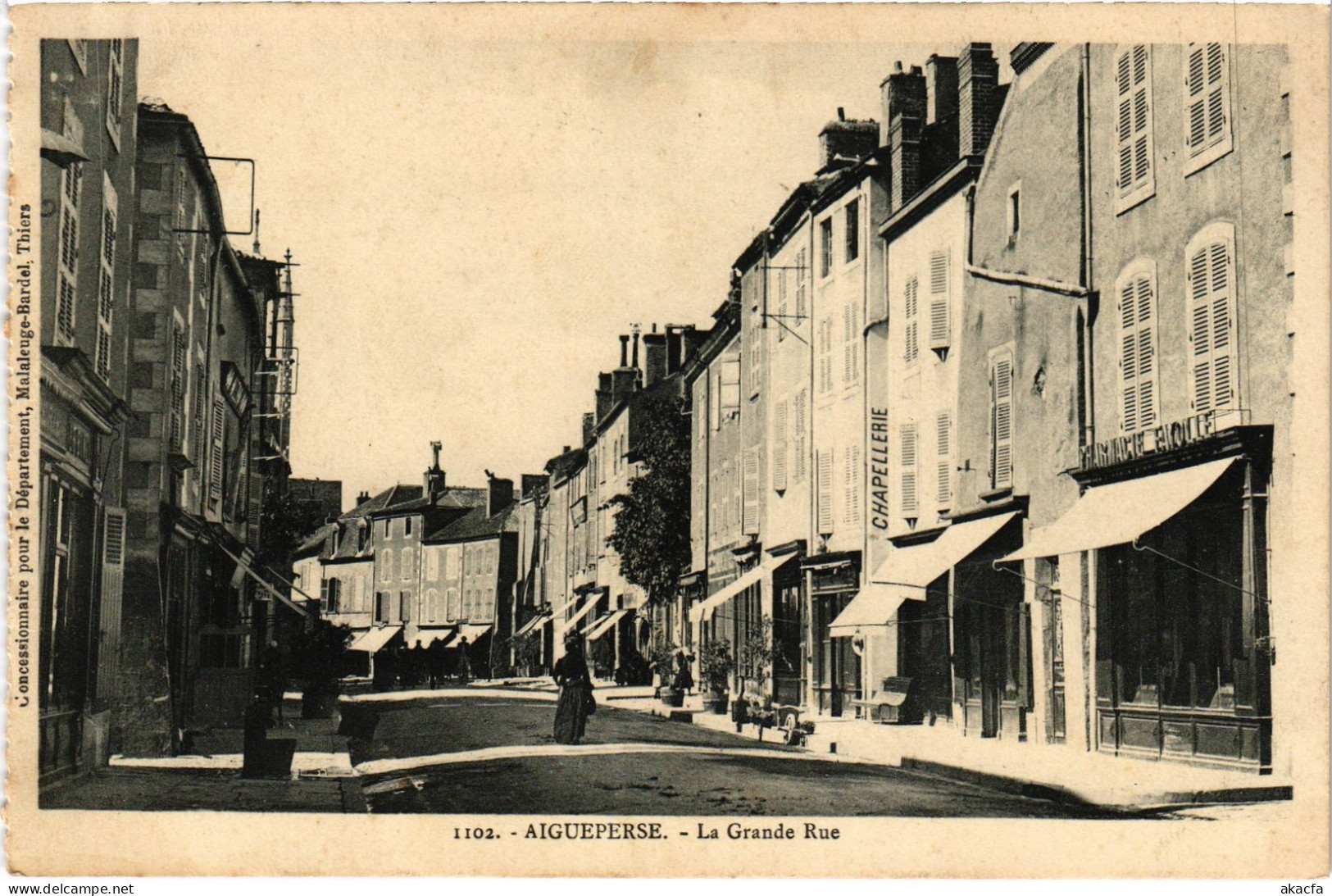 CPA Aigueperse La Grande Rue FRANCE (1303460)