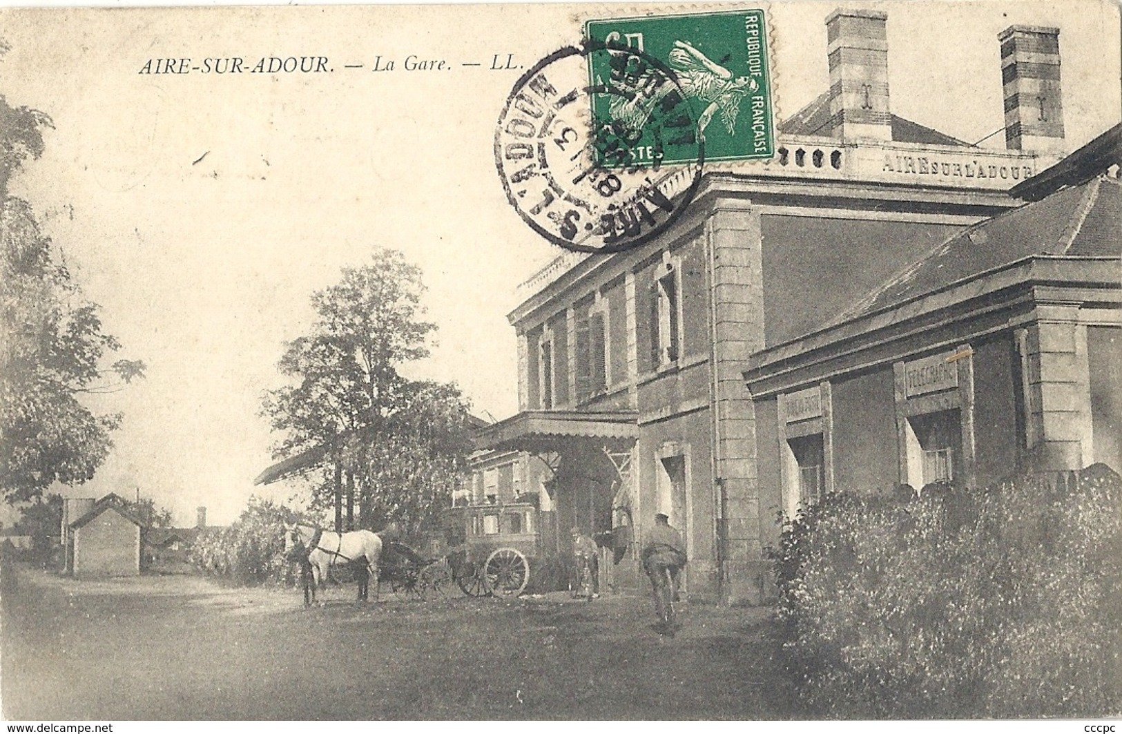 CPA Aire-sur-Adour La Gare